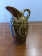 Brocca vintage in ceramica di Serafino Volpi per Deruta