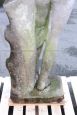 Statua da giardino classica con Leda e il cigno di inizi '900