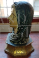 Mezzo busto di Madonna Addolorata in legno policromo, Napoli inizio '600