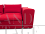 Divano a due posti Springfield rosso di Patricia Urquiola per Moroso                            