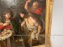 Adorazione dei Pastori - antico dipinto del XVII secolo di scuola Lombarda