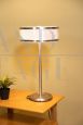 Lampada da tavolo Mid-Century cromata                            