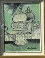 Remo Brindisi - Dipinto di Venezia, olio su tela anni '70                            