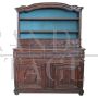 Maestosa credenza piattaia antica Luigi XIV, Piemonte XVII secolo                            