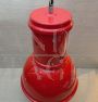 Lampada a sospensione Lampara rossa di Fontana Arte, anni '60
