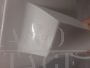 Sgabello Charles Ghost alto di Philippe Starck per Kartell in plastica bianca