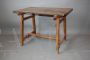 Tavolino scrittoio rustico in noce