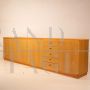 Grande credenza Fiorenza di Tito Agnoli per Molteni 1970                            