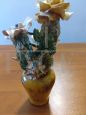 Vaso di fiori in ceramica Capodimonte