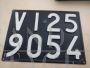Targa automobilistica vintage Vicenza VI25                            
