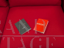 Divano a due posti Springfield rosso di Patricia Urquiola per Moroso                            