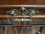 Credenza antica con alzata a vetrina, XIX secolo 