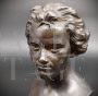 Scultura con busto di Beethoven, manifattura Signa dei primi del '900                            