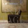Poltrona svedese anni '40 in tessuto marrone                            