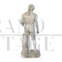Scultura di eroe greco in marmo bianco, Italia XX secolo                            