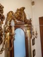 Specchiera con consolle in stile barocco