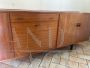 Grande credenza sideboard anni '60 in mogano