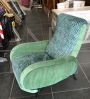 Poltrona vintage reclinabile modernariato stile Zanuso