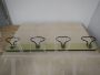 Attaccapanni vintage da parete in formica 