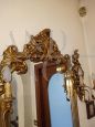 Specchiera con consolle in stile barocco