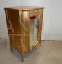 Mobiletto vintage dorato con specchio, anni '20 - '30                           
                            