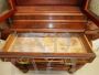 Credenza antica con alzata a vetrina, XIX secolo 