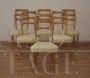 Set di 6 sedie da pranzo di Vittorio Dassi, modernariato italiano                            