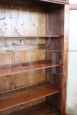 Coppia di librerie antiche in noce dell'800 restaurate
