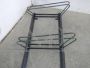 Rastrelliera porta biciclette in ferro anni '60, a 3 posti