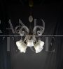  Lampadario da soffitto Barovier e Toso in vetro di Murano, anni '40                           