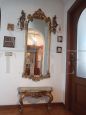 Specchiera con consolle in stile barocco