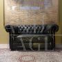 Divano Chesterfield verde inglese                            