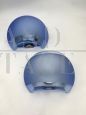 Coppia di applique Micron a boccia in vetro blu                            