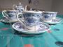 Set da caffe Petrus Regout - Royal Sphinx in ceramica decorata blu