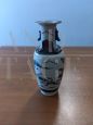 Vaso cinese Nankino dei primi del '900 in ceramica dipinta