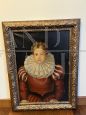 Ritratto di dama - dipinto olio su tela, copia da Agnolo Bronzino