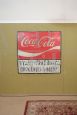 Insegna vintage di negozio Coca Cola americano