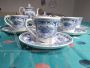 Set da caffe Petrus Regout - Royal Sphinx in ceramica decorata blu