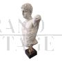 Busto in stile classico in gesso, Italia XX secolo                            