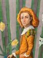 Omaggio a Watteau - dipinto con fanciullo in costume di L. Palermo, 1981
