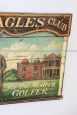 Insegna vintage Gleneagles golf club dipinta a mano su legno