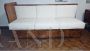 Divano letto contenitore post art déco in legno, anni '40                            