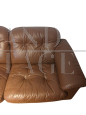 Salotto De Sede DS 101 con divano, due poltrone e un pouf