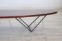 Tavolino da salotto ovale, design italiano anni '60