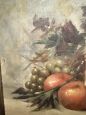 Dipinto natura morta con frutta, olio su tela 1925