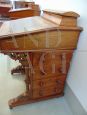 Davenport antico inglese di fine '800 in radica