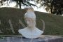 Scultura busto di Achille in gesso, Italia anni '50