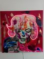 Legend M.Monroe, dipinto con Led di Rolando Pellini