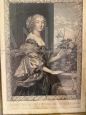 Dorothea Contessa di Sunderland, incisione di Pierre Lombart da un'opera di Van Dyck