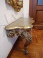 Specchiera con consolle in stile barocco